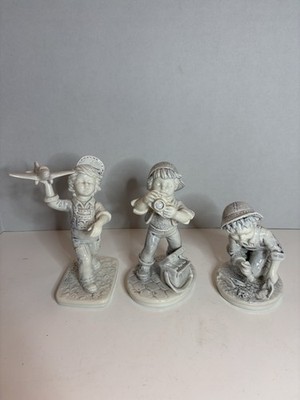 3 Goebel West Germany Krobek Today's Children White Glazed Excellent VERY RARE