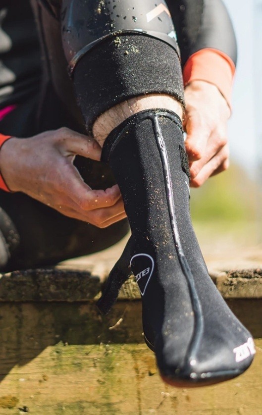 Zone3 Heat Tech Warmth Swim Socks Neoprene Open Water Swimming