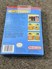 YOSHI'S COOKIE NINTENDO NES GAME BOX MANUAL