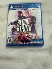 Blood & Truth PS4 PlayStation 4 PSVR Required Complete