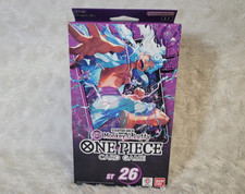 One Piece Purple/Black Monkey.D.Luffy Starter Deck ST-26 English Pack Cards