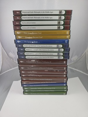 The Great Courses 16 Lecture Lot Of DVD's CD's Books Teaching Company