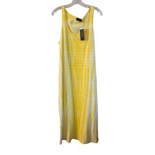 Polo Ralph Lauren Women’s Jersey Maxi Dress Tie Dye Yellow Size XL New