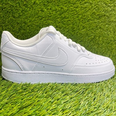 Nike Court Vision Low Next Nature Mens Size 8 White Athletic Shoes Sneakers