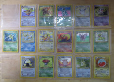 Complete Hololograhic Holo Jungle Set Pokemon Cards  64