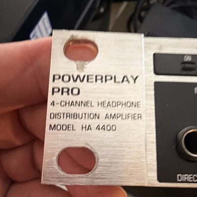 Behringer HA4400 Powerplay Pro 4-Channel Headphone Distribution Amplifier