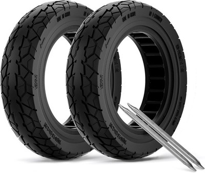 2x 11inch Off-Road Scooter Solid Tire for Ninebot by Segway MAX G3, ZT3, ZT3 Pro