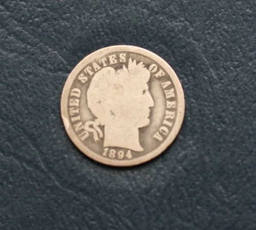 1894 BARBER SILVER DIME  *GOOD DETAILS*