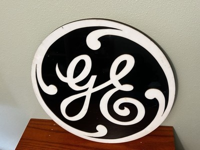 ビンテージ ゼネラルエレクトリック GE 真鍮 サイン 銘板 インダストリアル VINTAGE GE GENERAL ELECTRIC LARGE BUILDING PLAQUE SIGN EMBLEM LOGO