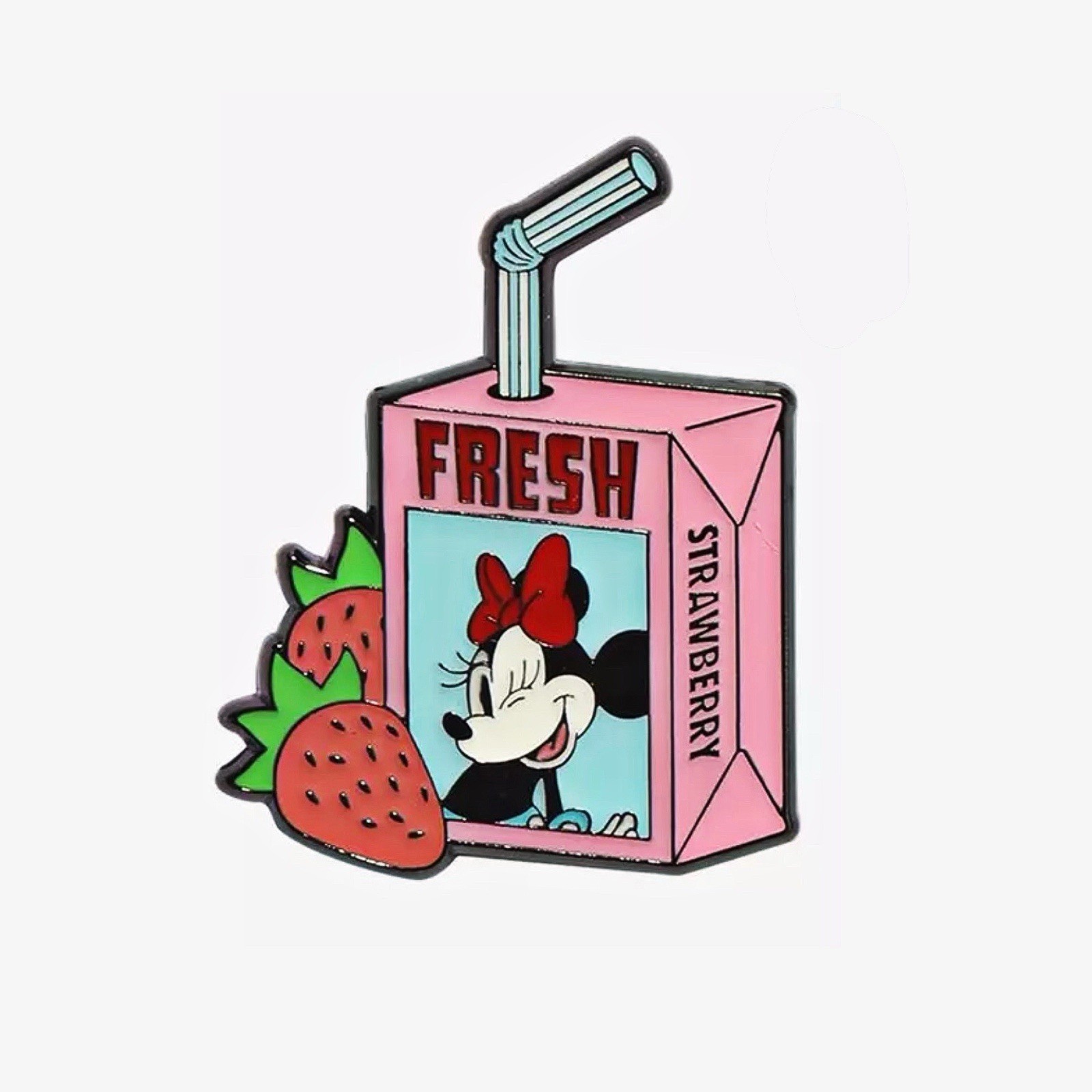 NWT Loungefly Hot Topic Disney Mickey & Friends Juice Box Blind Box - Minnie Pin
