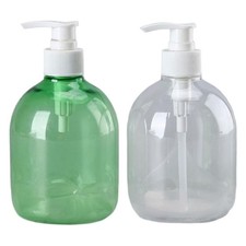 2Pcs Sub Bottles Bathroom Dish Soap Dispenser 500ml Liquid Container Refillable