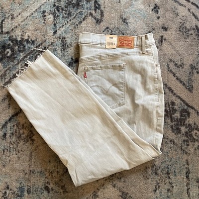 Levi's Women's Blue 724 High-Rise Straight-Leg Jeans Pants Plus Size-24W