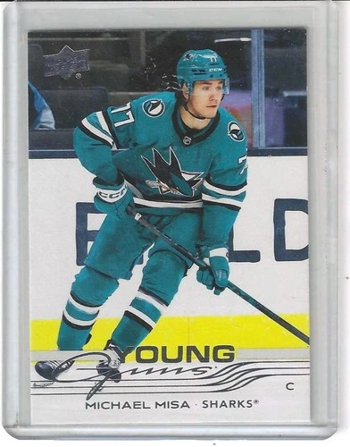2025/26 UPPER DECK SERIES 2 MICHAEL MISA YOUNG GUNS ROOKIE CARD # 487