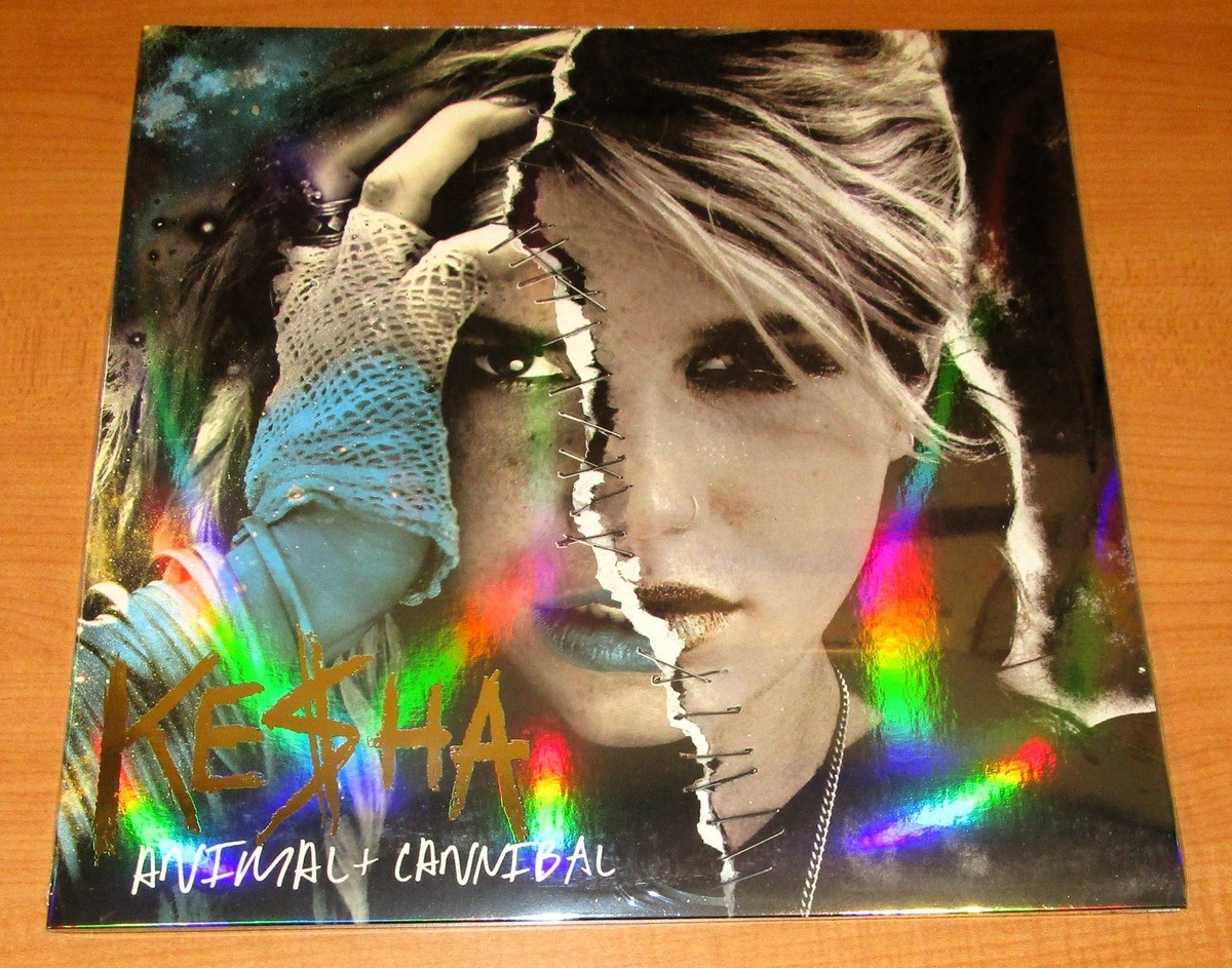 KESHA - ANIMAL + CANNIBAL - DELUXE SPLATTER VINYL 2xLP & SIGNED
