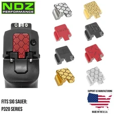 NDZ Sig P320 P320X M18 X5 Legion Slide Back Plate Deep Engraved Aluminum