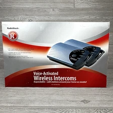 RadioShack Wireless Intercom 4 Channel Voice Activated 2 Way 430-0124