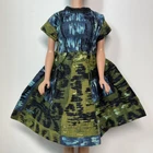 Vintage Barbie Fashion Doll Mommy Made Handmade Cotton Day Dress