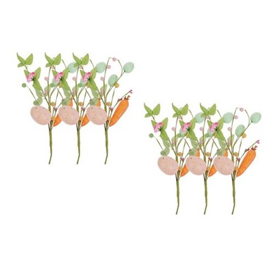 Set of 2 Ostereibaum Gesprenkelte Ostereierzweige Ostereiergirlande