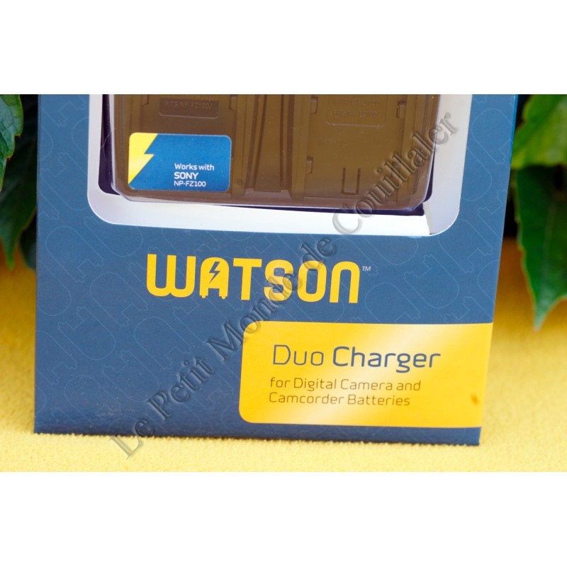 Chargeur Watson Duo D-4237 double pour batteries Sony série N et Z