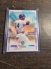 2025 Panini Boys of Summer - Ernie Banks #75 /25 Holo Silver Chicago Cubs HOF