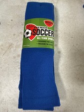 EcoSox Premier Over-the-calf Soccer Socks - 2 Pack, Royal Blue, Size 9-11