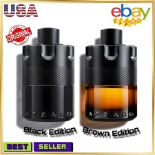 Azzaro The Most Wanted , 3.4 oz Parfum Spray for Men (Black,Brown) US Stock