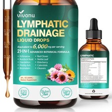 21-in-1 Lymphatic Drainage Drops for Liposomal, 6000mg Immune  Lymph System ...