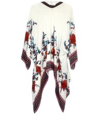 Flying Tomato Boho Floral Kimono Cardigan Open Front Festival Duster S M