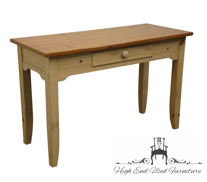 BROYHILL FURNITURE Solid Knotty Pine Farmhouse Country Style 48" Accent Sofa ... - Image 3 of 4