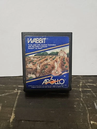 Wabbit (Atari 2600 1982) Authentic Apollo Cartridge Only Tested