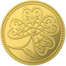2025 Niue The Lucky Clover 1.24 Gram Gold Proof Coin 7775.87 per troy oz