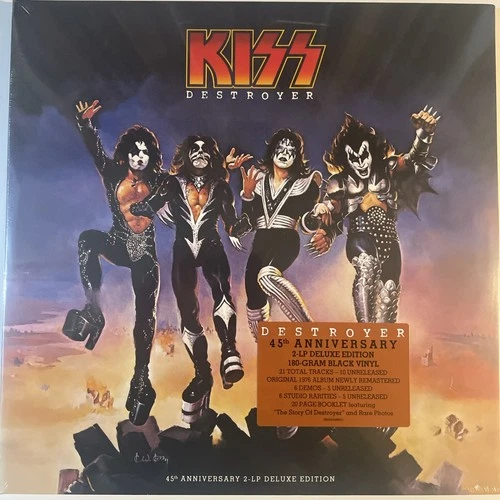 KISS - Destroyer: 45th Anniversary 2-LP Deluxe Edition (Record, 2021) NEW MINT!!