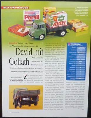 Borgward Goliath Express 1100 in 1-43 von AAM....ein Modellbericht #9703f