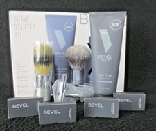 Partial Bevel Shave Starter Kit: Shave cream, Brush, Safety Razor and 40 Blades