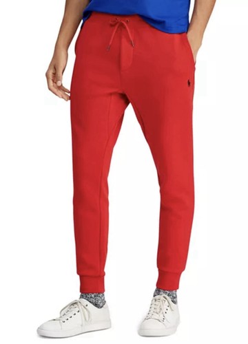 NWT Polo Ralph Lauren Men’s Red Double Knit Jogger Pants Sz XL - Picture 2 of 15