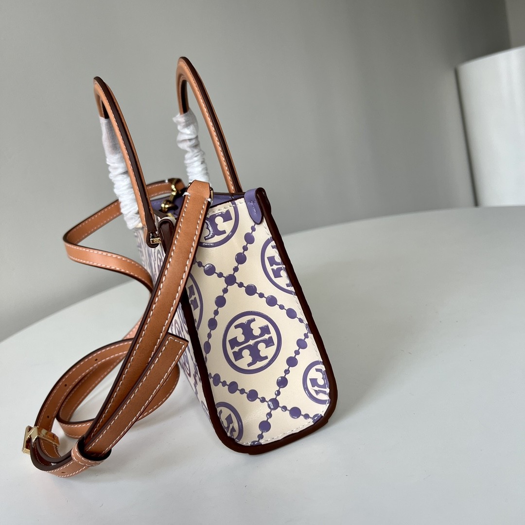 Tory Burch T Monogram Small Rectangular Tote Cros… - image 4