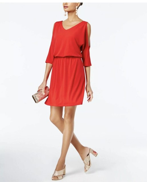 blouson cocktail dress
