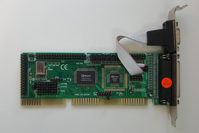 ESIO ISA 16 Bit Multi-I/O  Controller   IDE - Floppy - Ser - Par -Game   Vintage