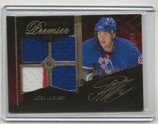 2009 2009-10 OPC Premier Jersey Auto Rookie #91 Artem Anisimov 126/299 Rangers