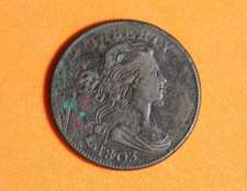 1803 One Cent 1c Coin Draped Bust Large Cent #P08282