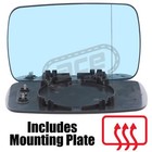 BMW 5 Series E34 Saloon 1988-1996 Heated Wide Angle Mirror Glass Drivers Side