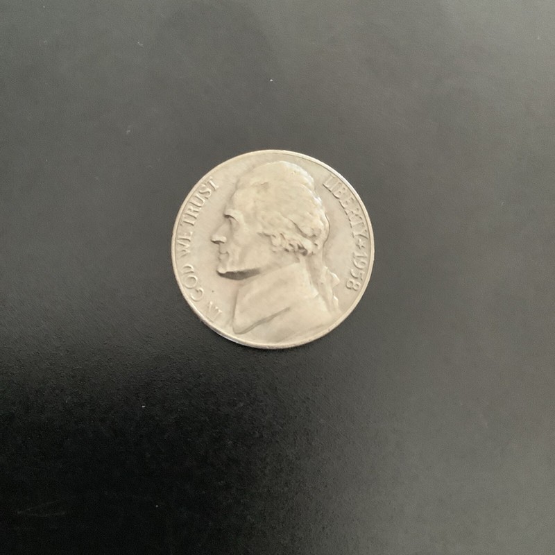 1958 P Jefferson Nickel 5 Cents Nice DETAILS  Beautiful coin