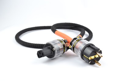 MCRU NO.75 | EU SCHUKO MAINS POWER LEAD | 1.7 METRE | FURUTECH PLUGS | FITS NAIM