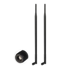 2x High Gain WiFi Antenna 8dbi 2.4GHz Antenna RP-SMA for PCI-E WiFi Network Card