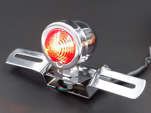 Red Bullet Motorcycle Tail Brake Light For Harley Honda Kawasaki Suzuki Yamaha - Picture 7 of 9