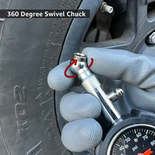 JACO Deluxe Tire Pressure Gauge - 100 PSI Foto 4 de 4