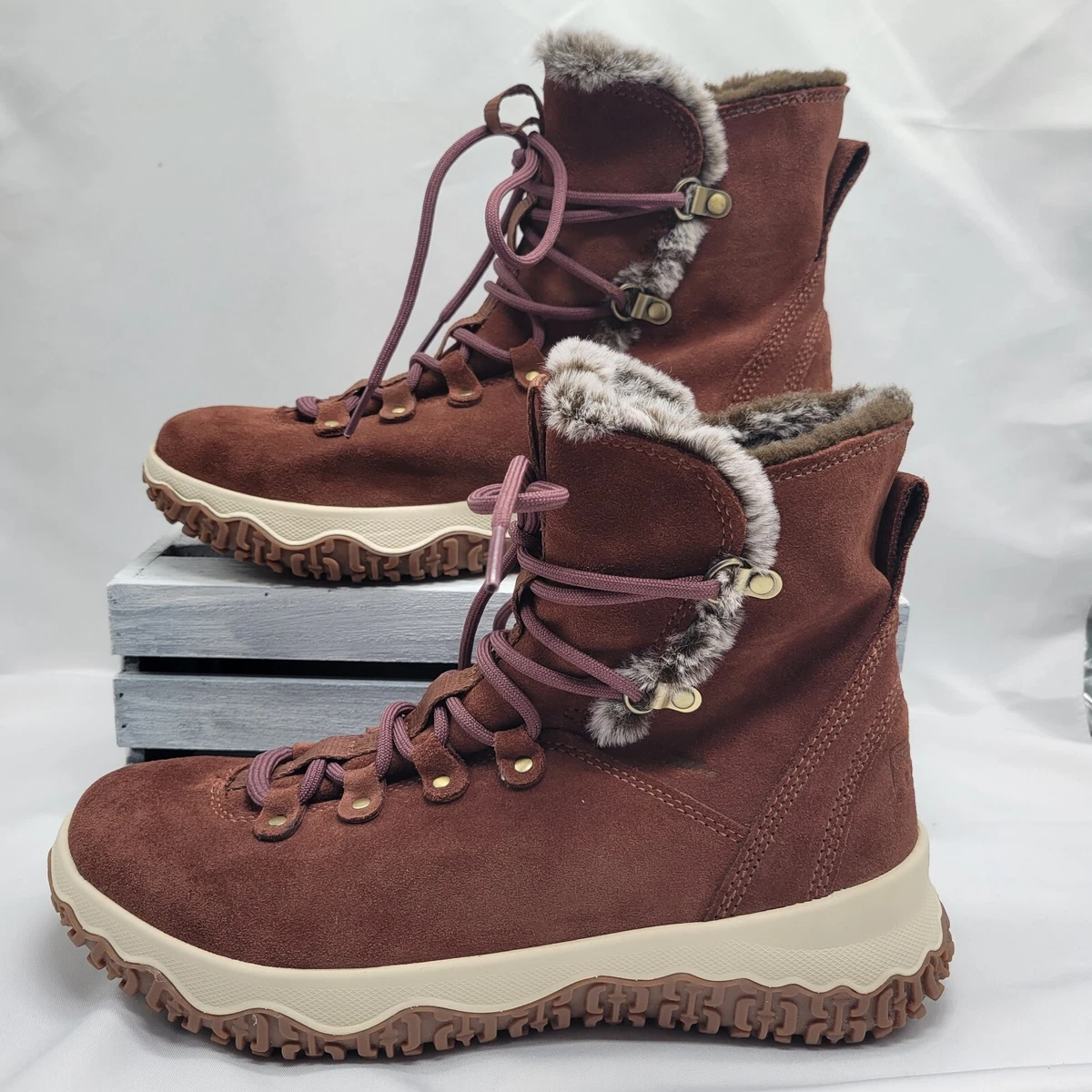 Fur lined bean best sale boots