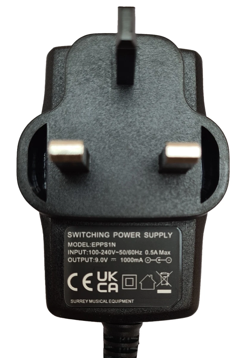 CASIO LK 73 KEYBOARD POWER SUPPLY REPLACEMENT ADAPTER UK 9V