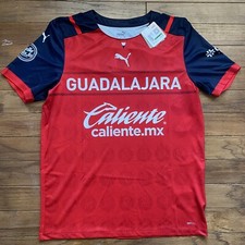 Puma Chivas Guadalajara 2022 Alternate Authentic Soccer Football Jersey Men  s L