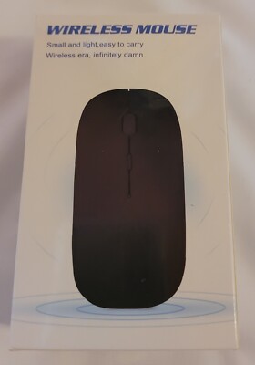 Wireless Bluetooth Mouse Black New